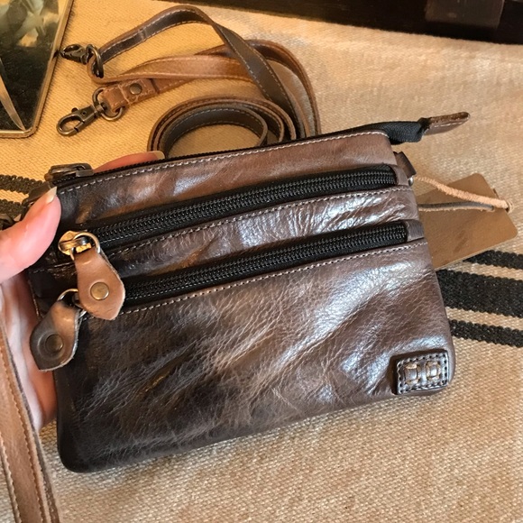 NWT Bed Stu Leather Viana Crossbody Belt Bag Wristlet Tonic Breeze MSRP $180 - Picture 4 of 16